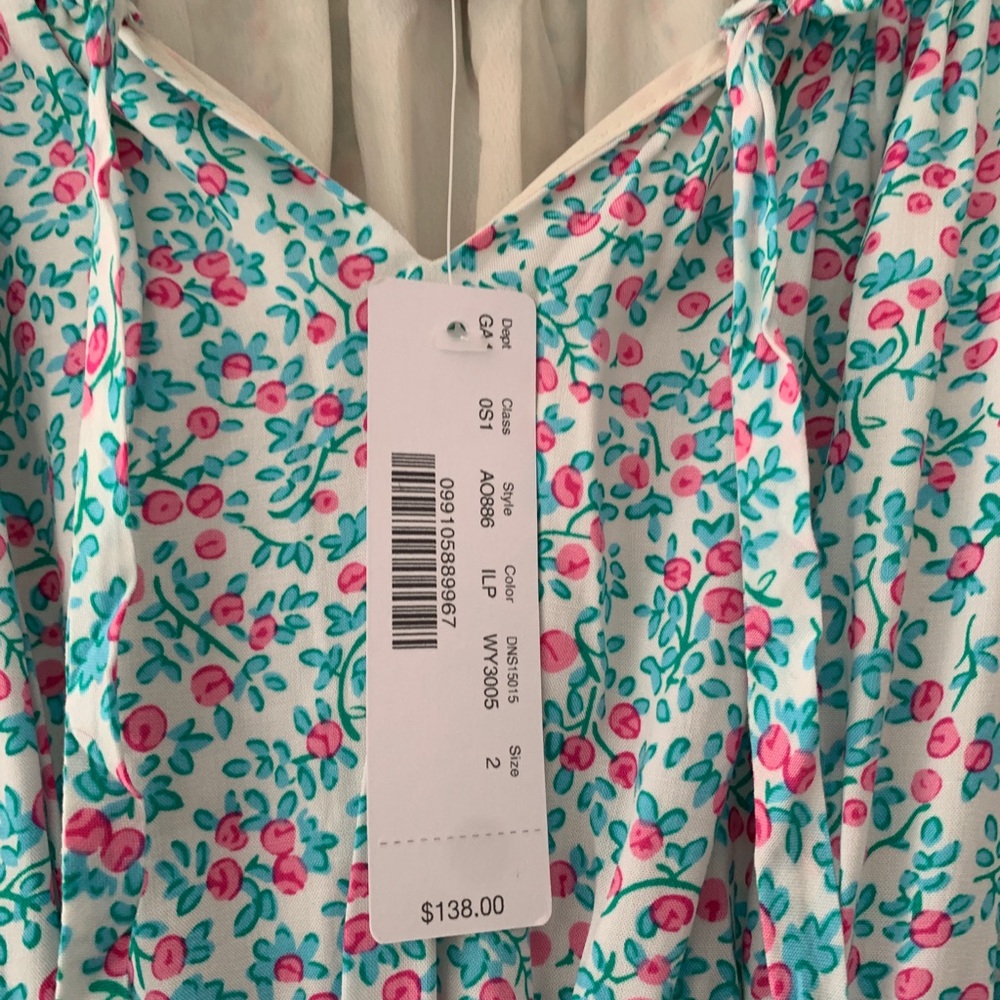 NWT Jcrew Puff-sleeve midi dress in floral - Picture 3 of 4